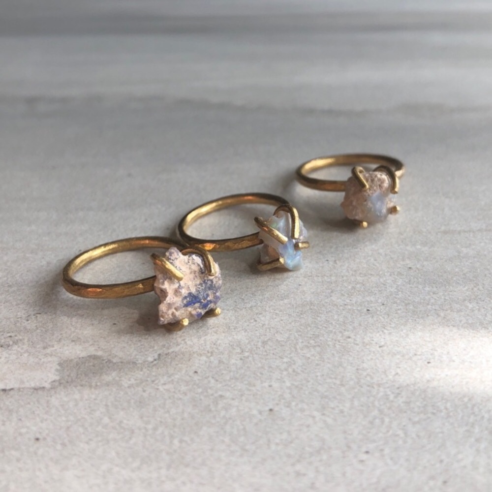 ❗️LAST❗️Raw Opal Natural Stone Ring - Picture 4 of 8